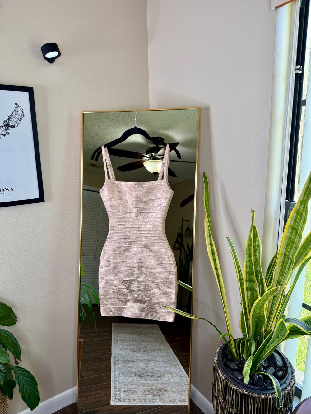 House of CB THE BODY Champagne Bandage Mini Dress - Limited Edition - Picture 7 of 11